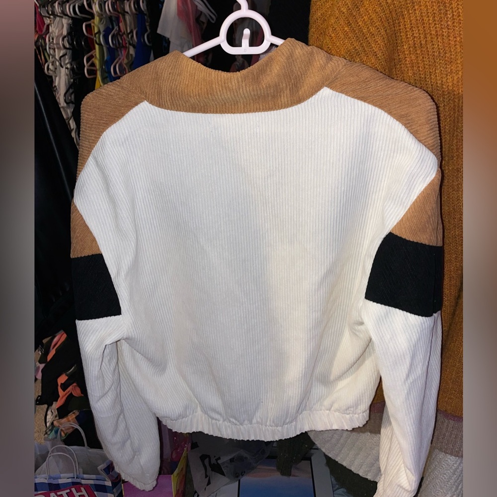 Drop Shoulder Colorblock Jacket - Picture 3 of 4